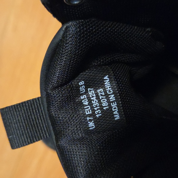 Asos Black Men's Lace Up Combat Hiking Boots UK 7/US 8 - Picture 5 of 6